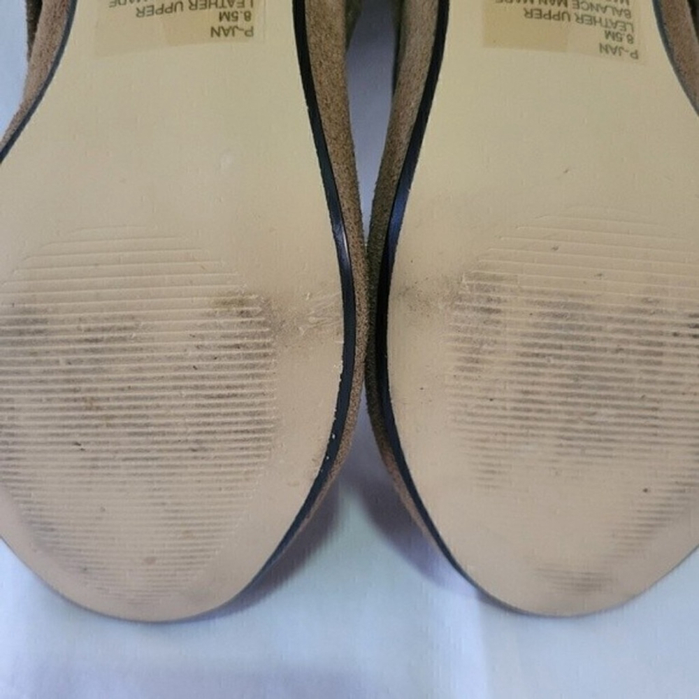 Steve Madden Womens P-Jan Suede Leather Fold Over Clog Mule Bootie 8.5M Taupe - Picture 7 of 7